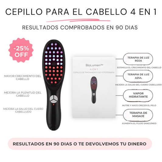 BioLumen™ Cepillo Eléctrico De Fototerapia 4 en 1
